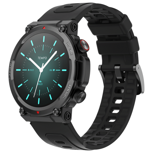 Tempo Pulse Round Smart Watch Black
