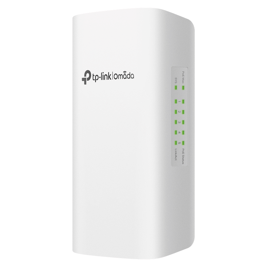 Omada 5-Port Gigabit Smart Switch with 1-Port PoE++ in and 4-Port PoE+ out
