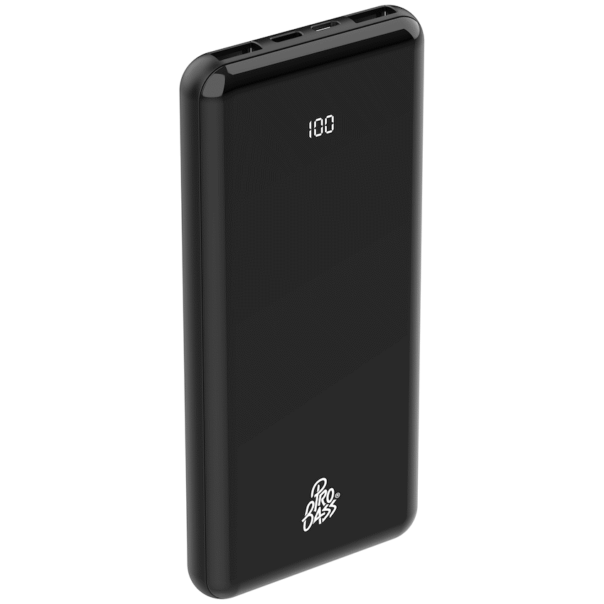 Pro Bass ChargeMax 2 10 000mAh power bank - Black