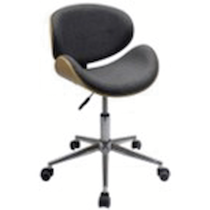 Amos Mid Back Office Chair - Grey