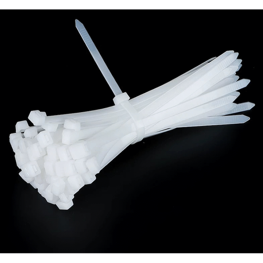 Ellies Cable Tie 7.9mmX 400mm - 50 PACK SIZE - WT