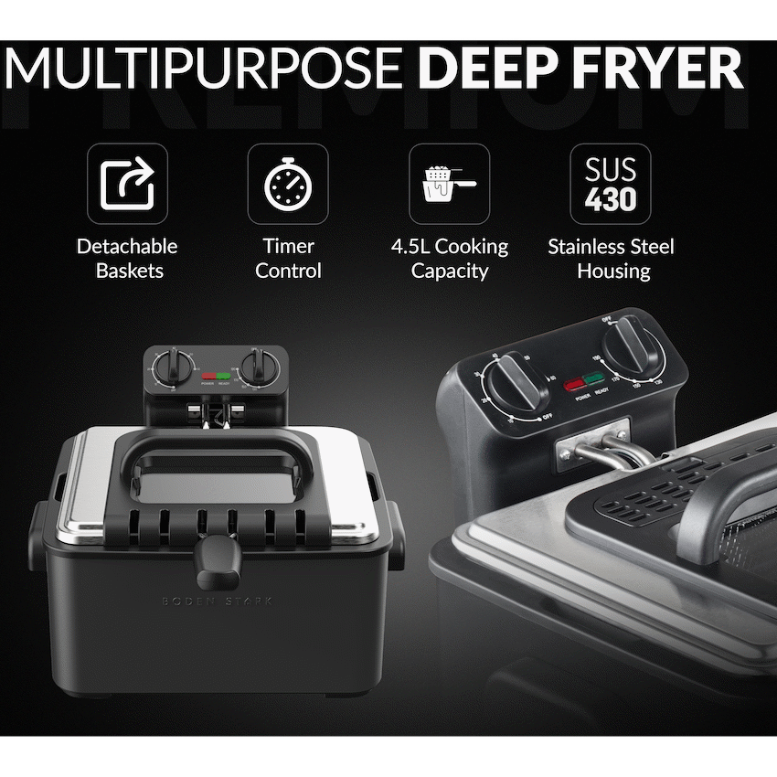 Boden Stark 4.5l Deep Fryer