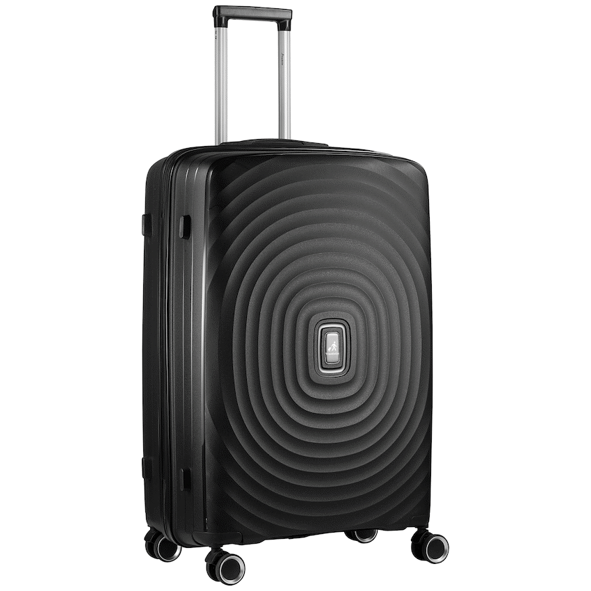 Travelwize Ripple PP 4-Wheel Spinner 75cm Luggage - Black