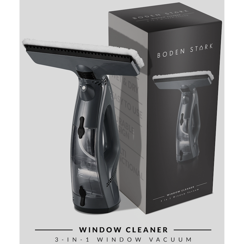 Boden Stark 3-in-1 Window Vacuum Cleaner