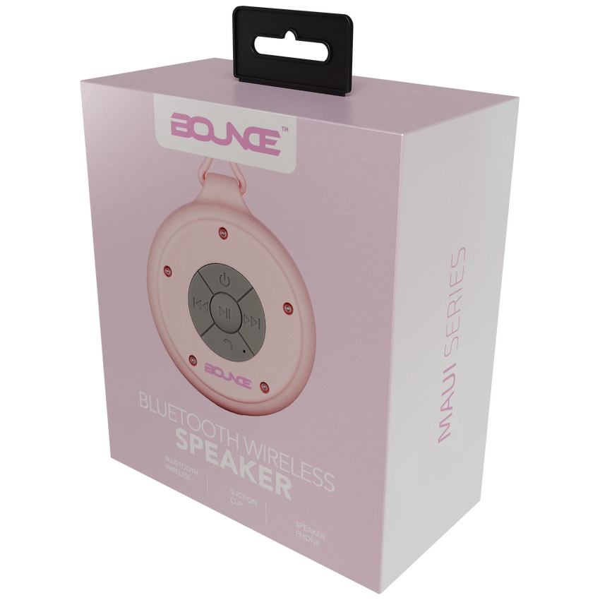 Bounce Maui Series Portable Bluetooth Speaker  - Pink