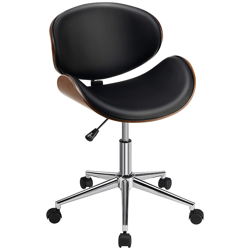 Amos Mid Back Office Chair - Black