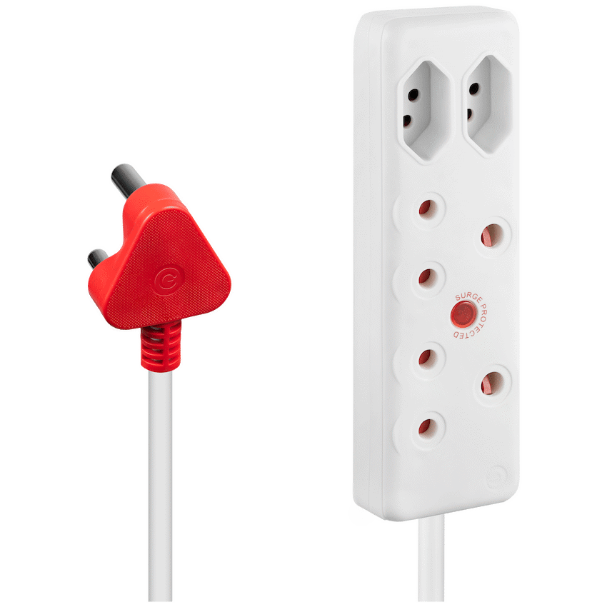 Ellies 4 Way Surge Extension Lead -3M - WT