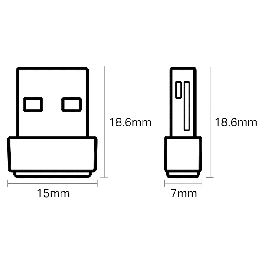 TP-Link Archer T600U-Nano AC600 Nano Wi-Fi USB Adapter
