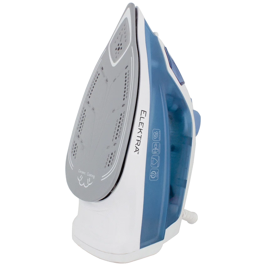 Elektra 2200W Ceramic Steam Iron - Dark Blue