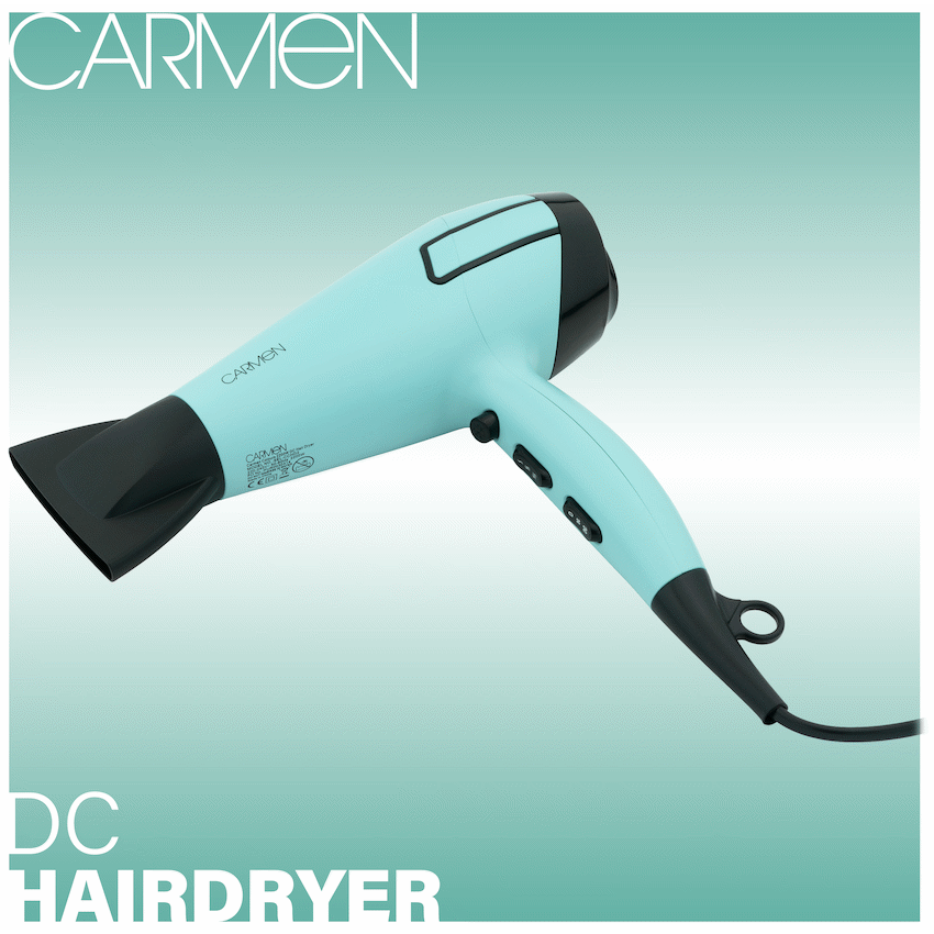 Carmen Colours 2200w DC Hairdryer