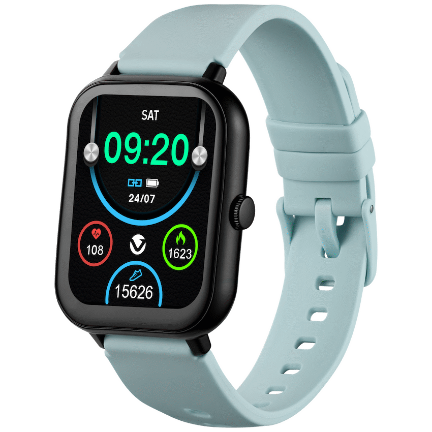 Volkano Chroma Series Smartwatch with Teal Strap