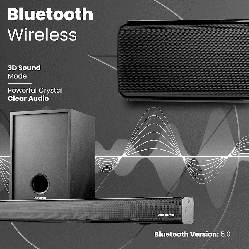 Volkano Turbulent Series 80w 2.1 Soundbar