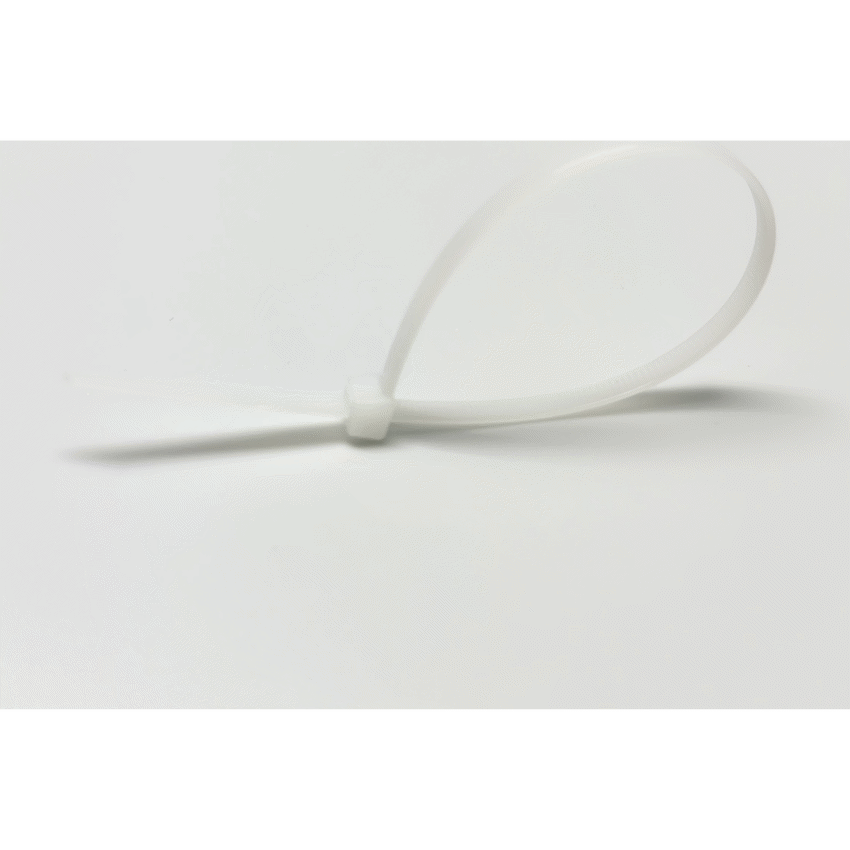 Ellies Cable Tie 4.8mm X 200mm -  100 PACK SIZE - WT