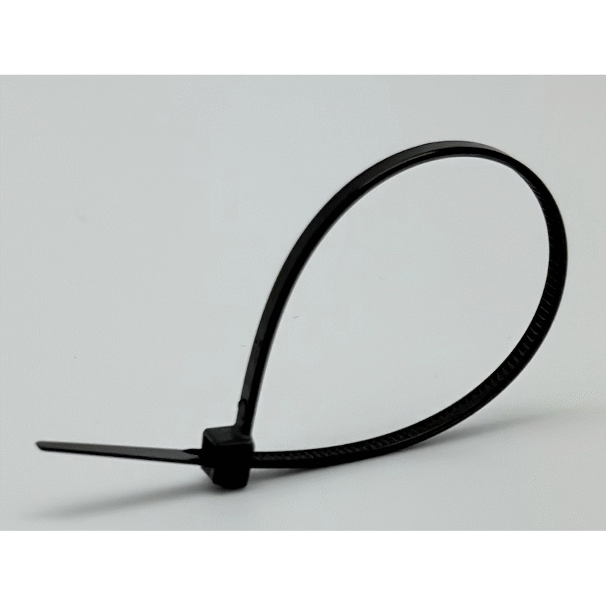 Ellies Cable Tie 3.6mm X 150mm -  20 PACK SIZE - BK