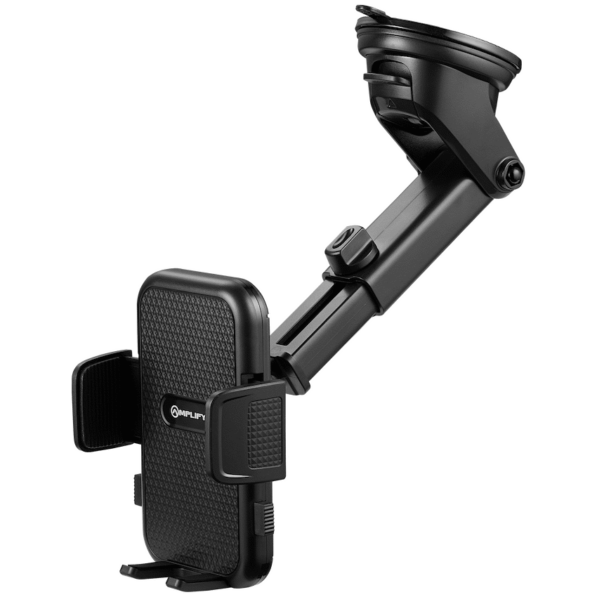 Amplify Anchor Series Extendable Car Dash Mount Phone Holder - Black