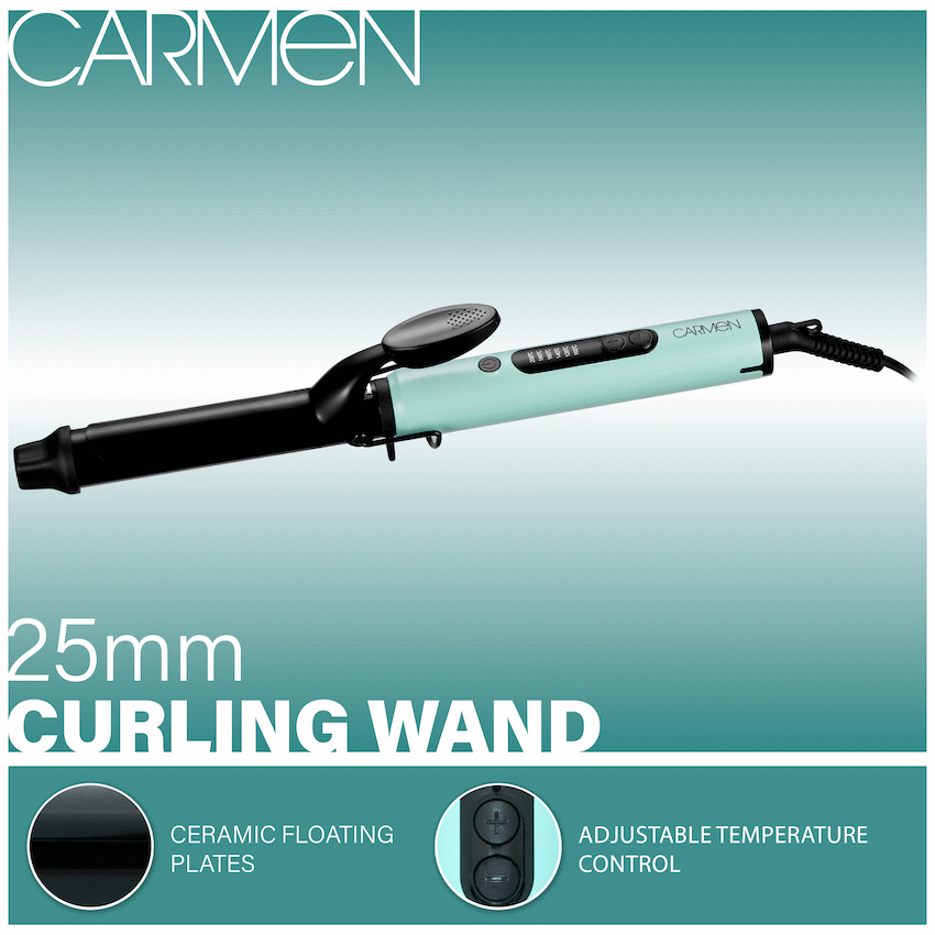 Carmen Colours 25mm Curling Wand