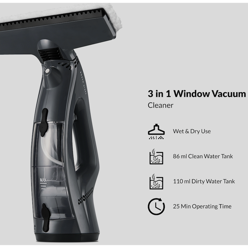 Boden Stark 3-in-1 Window Vacuum Cleaner