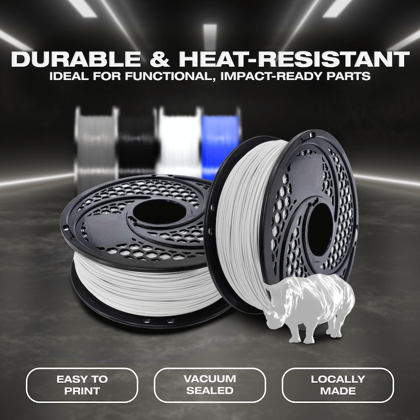 SA Filament ABS Premium Filament 1kg - Light Grey