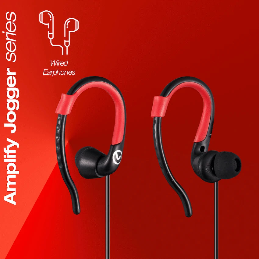 Amplify 2-IN-1 Bundle Jogger series earphones with pouch