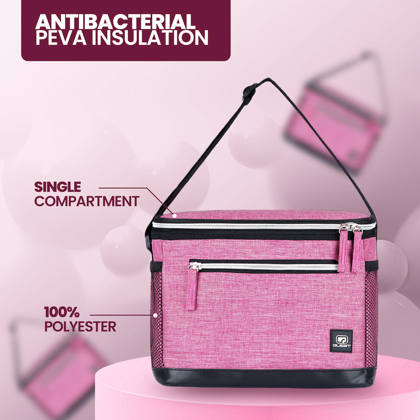 Quest Pollo Lunch Cooler - Pink