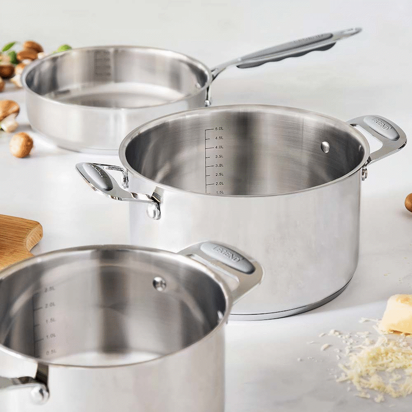 Legend Classic Chef 7 Piece Stainless Steel Cookware Set