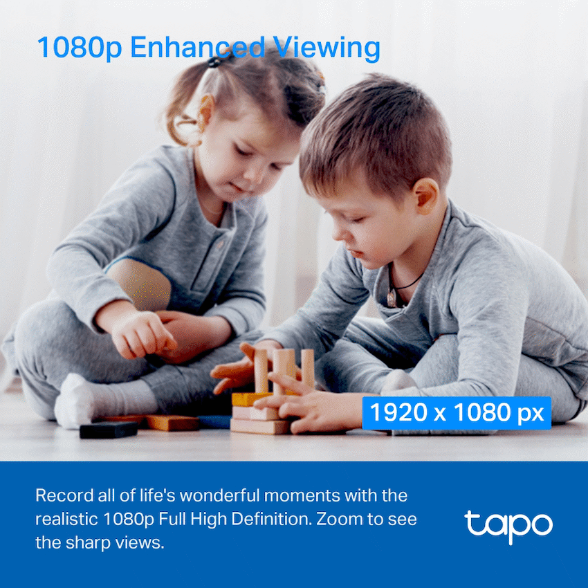 TP-Link Tapo C200P2 Pan/Tilt Home Security Wi-Fi Camera