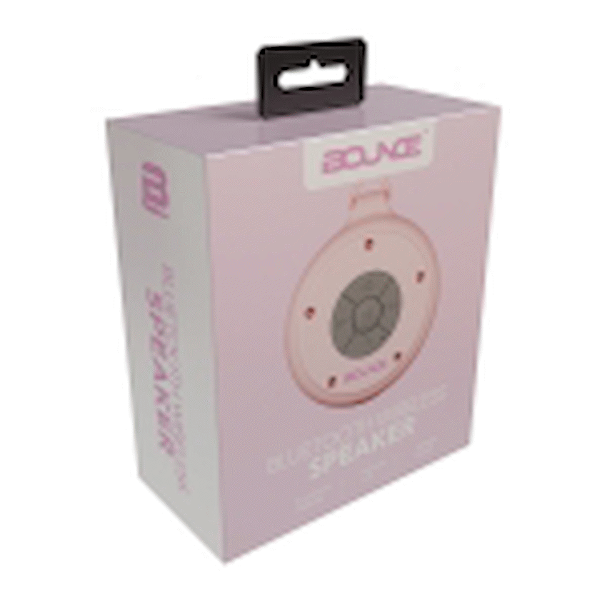 Bounce Maui Series Portable Bluetooth Speaker  - Pink