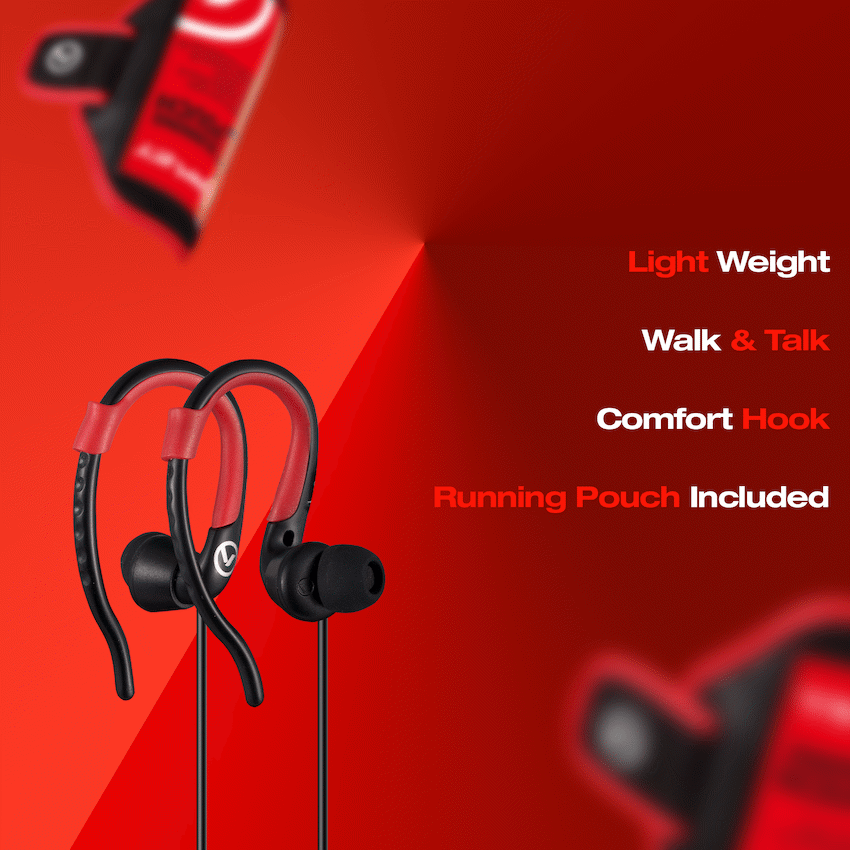 Amplify 2-IN-1 Bundle Jogger series earphones with pouch