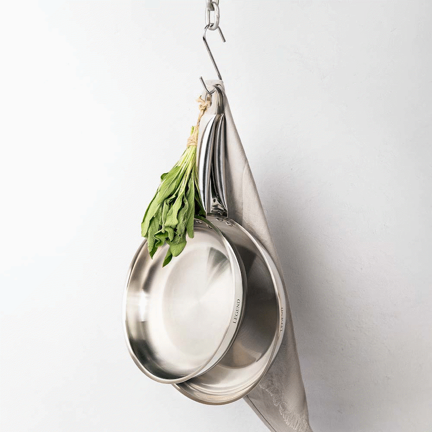 Legend Prof Chef 24cm Stainless Steel Frying Pan