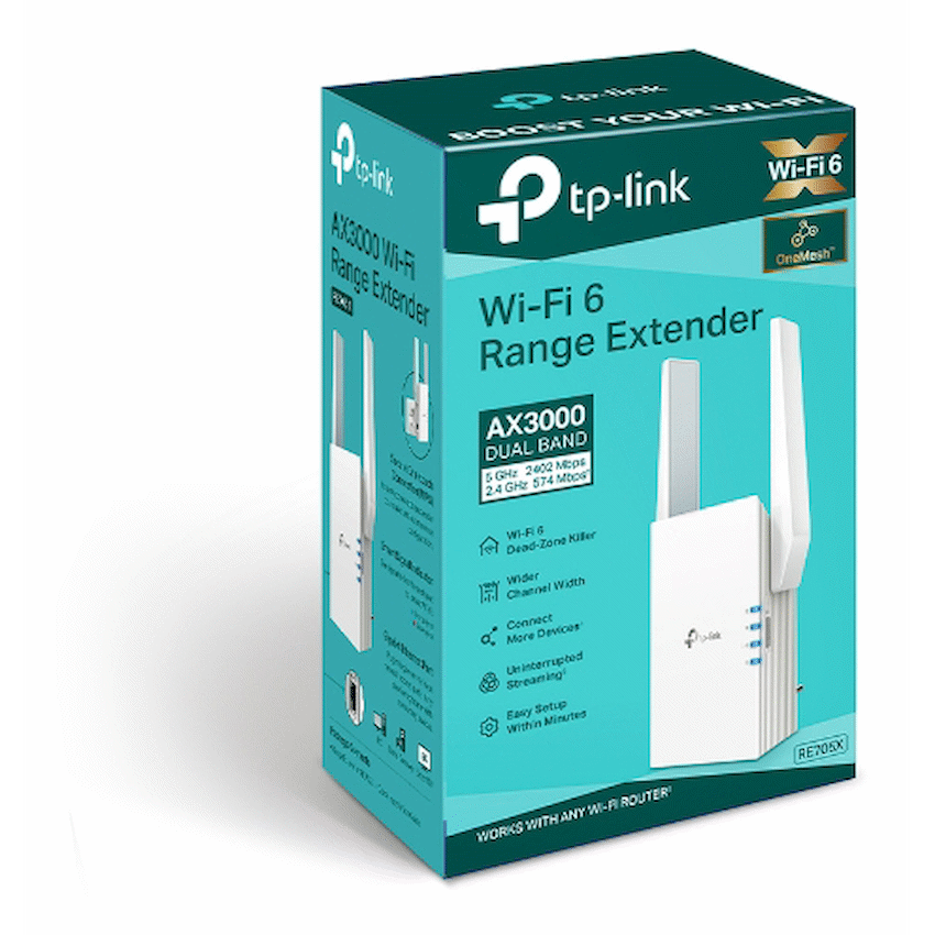 TP-Link RE705X AX1800 Wi-Fi 6 Range Extender