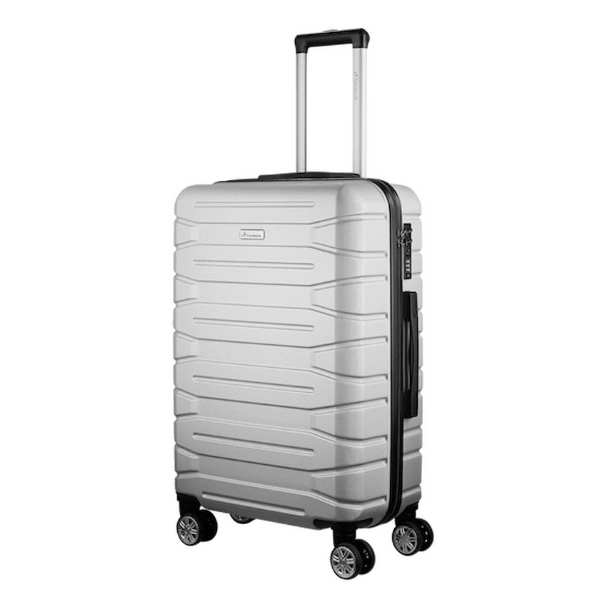 Travelwize Cabana ABS 4-Wheel Spinner 75cm Luggage - Platinum