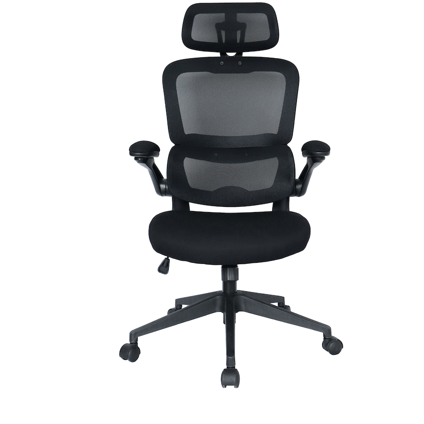 Everfurn Owen High Back Office Chair - Black