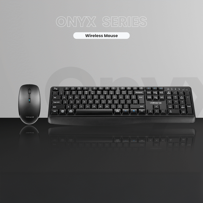 Volkano Onyx Keyboard and Mouse Combo With Dual mode BT