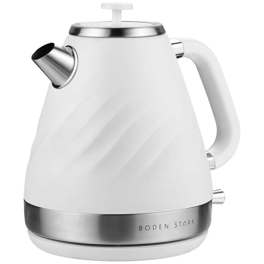 Boden Stark 1.7l Stainless Steel Kettle - White