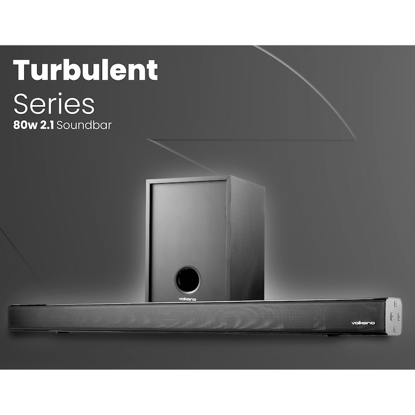 Volkano Turbulent Series 80w 2.1 Soundbar