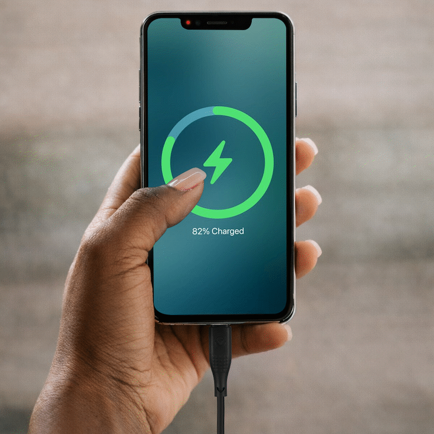 Volkano Nova Series USB C to USB C 100W 1.2m TPE cable-Black