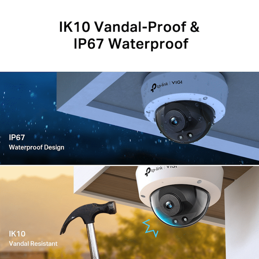 TP-Link Vigi C240I 4MP 2.8mm Dome Network Camera