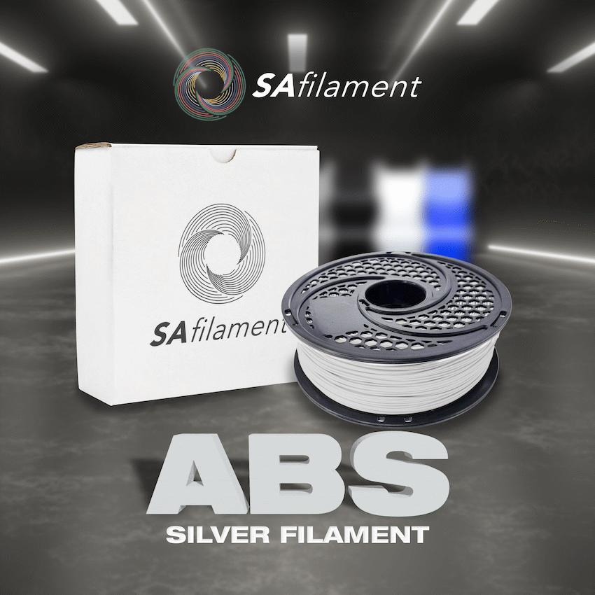 SA Filament ABS Premium Filament 1kg - Silver