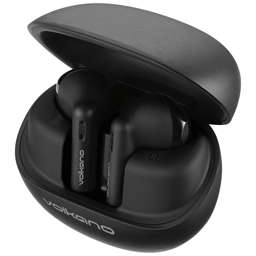 Volkano Buds X3 TWS Earphones with ENC - Black