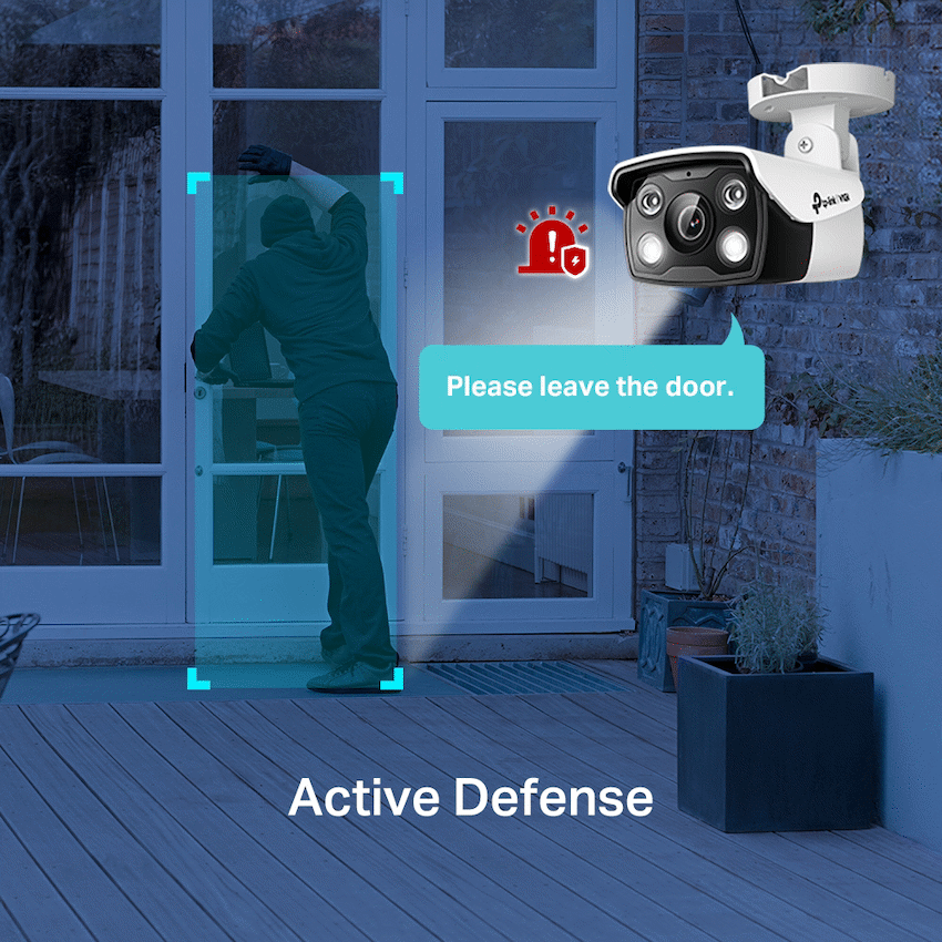 TP-Link Vigi C340 4MP 2.8mm Outdoor Full-Color Bullet Network Camera
