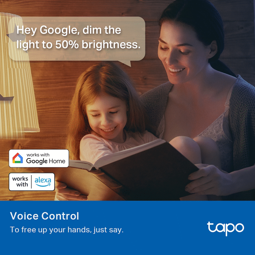 TP-Link Tapo L530E (4-Pack) Smart Wi-Fi Light Bulb - Multicolor