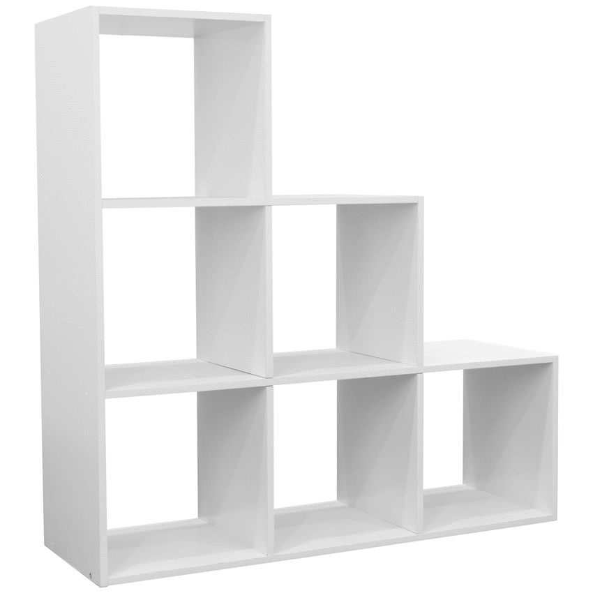 Everfurn Hexagon Bookshelf, High Pressure Laminate