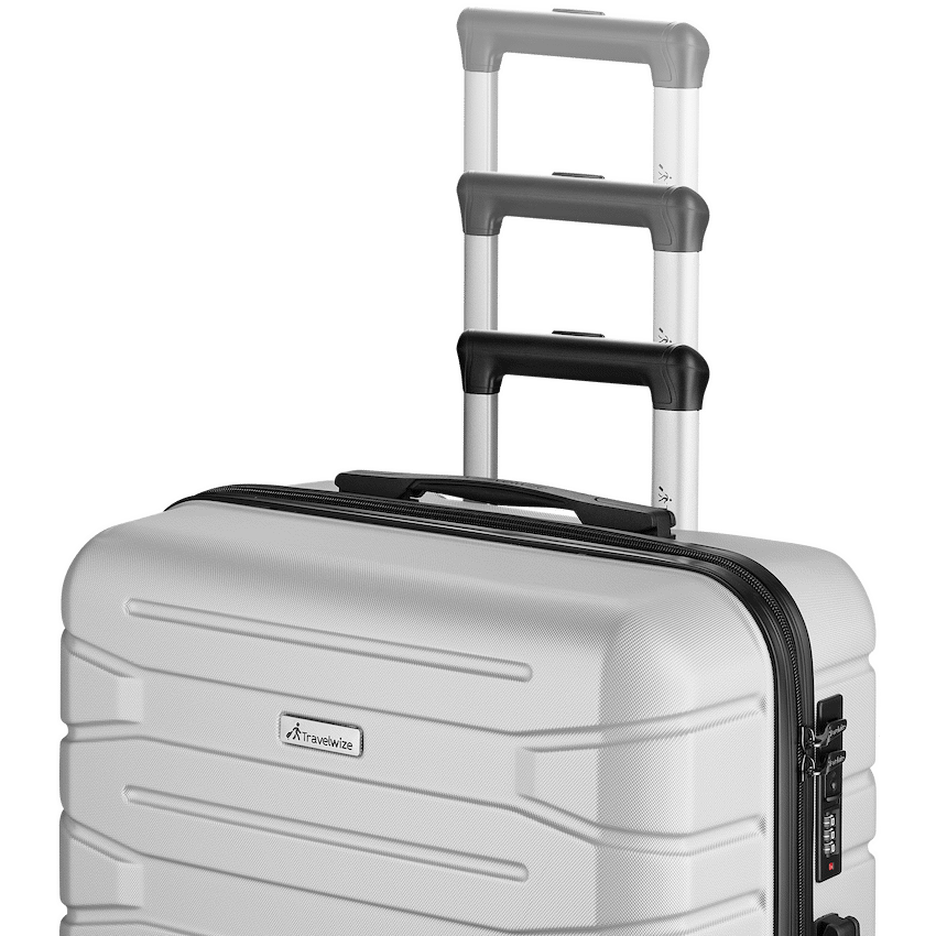 Travelwize Cabana ABS 4-Wheel Spinner 75cm Luggage - Platinum