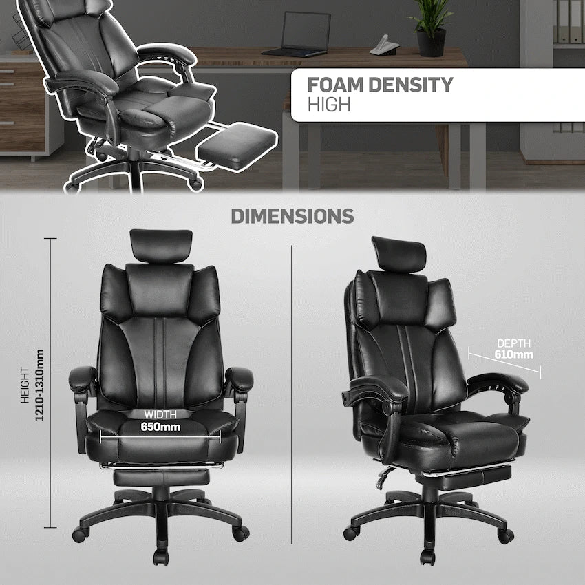 Emperor High Back Chair - Black