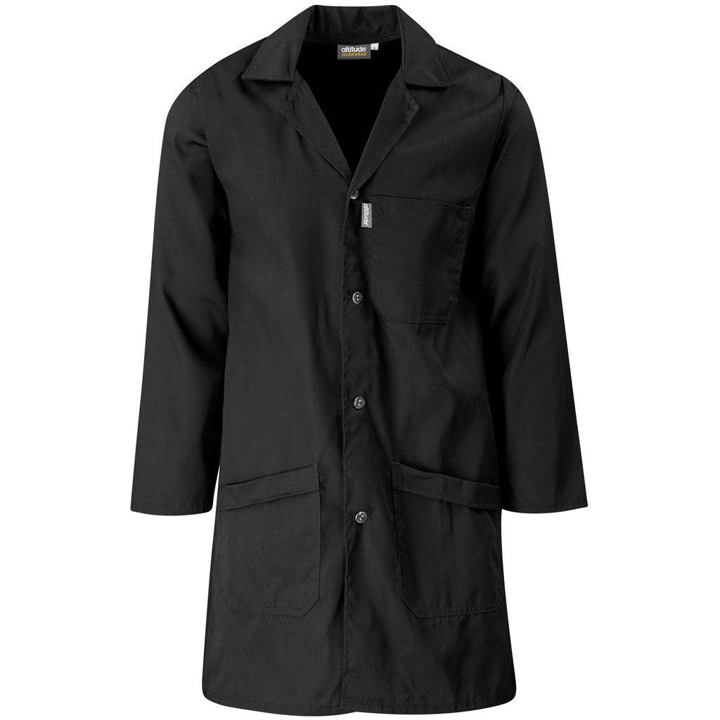 Prime Polycotton Dust Coat - BLACK