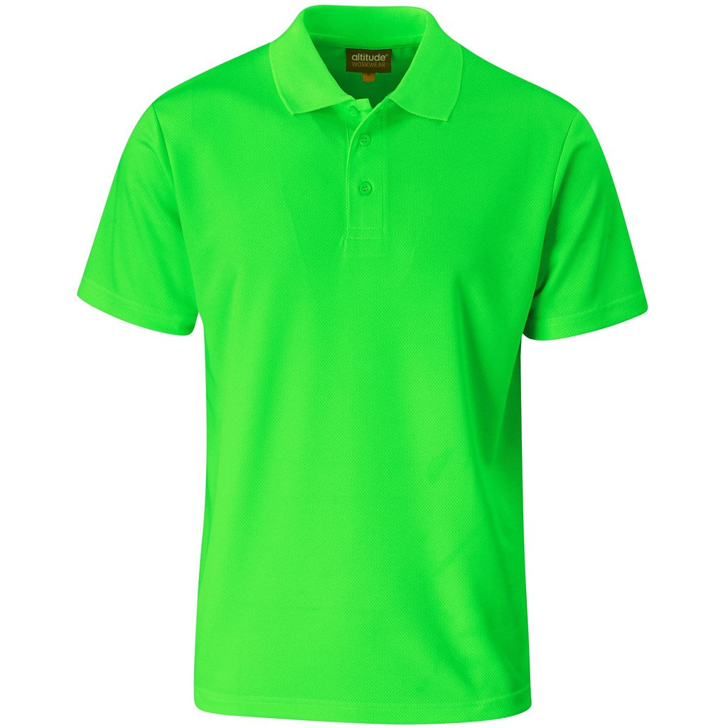 Sector Hi-Viz Golf Shirt - LIME