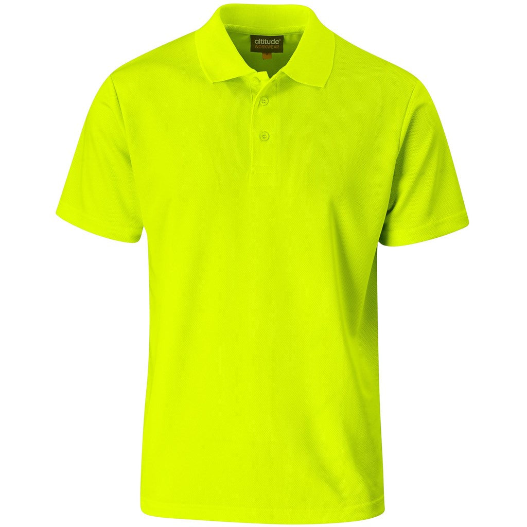 Sector Hi-Viz Golf Shirt - YELLOW