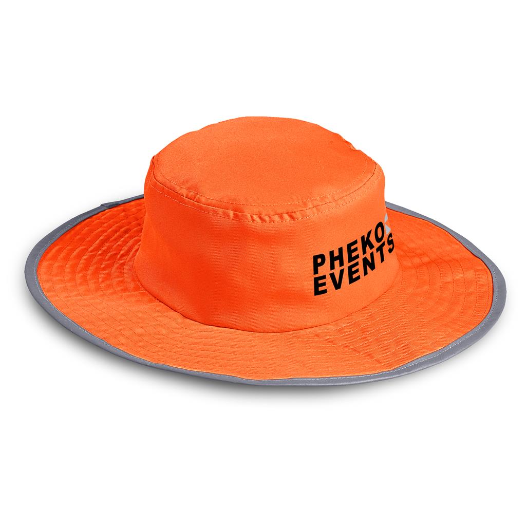 Roadside Hi-Viz Reflective Hat - ORANGE