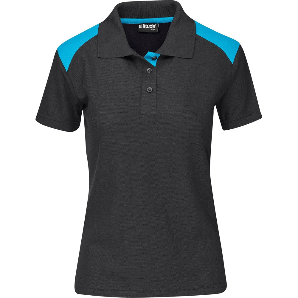 Ladies Apex Golf Shirt - CYAN