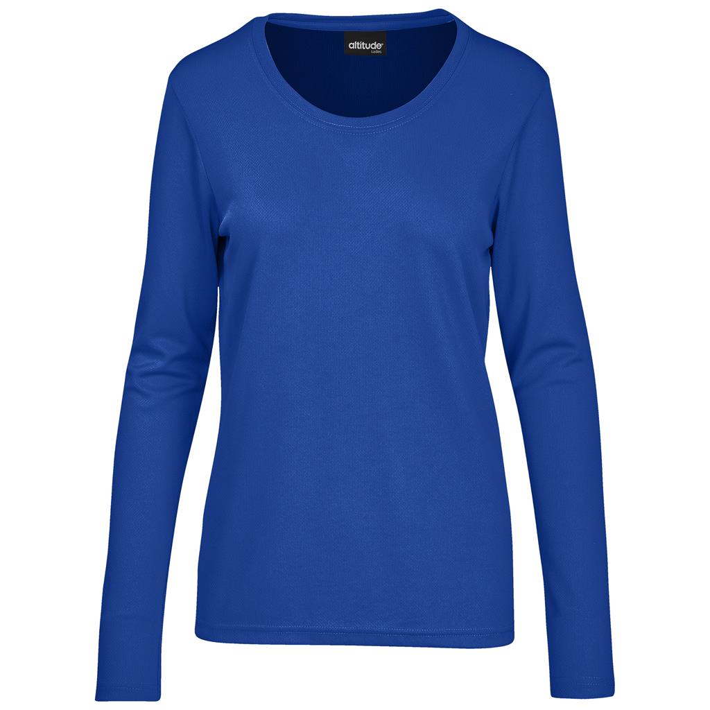 Ladies Long Sleeve All Star T-Shirt - ROYAL BLUE